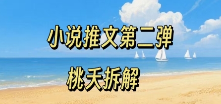 小说推文项目操作全流程第二弹，0粉就能做，门槛低非常适合新手-韬哥副业项目资源网