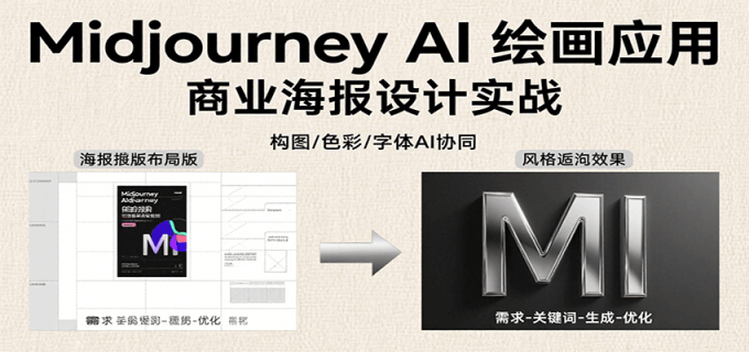 Midjourney AI绘画应用，关键词指令解析、漫画头像制作、海报设计、3D人物生成等-韬哥副业项目资源网