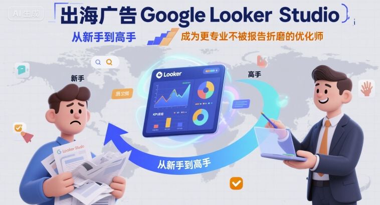 出海广告Google Looker Studio从新手到高手,成为更专业不被报告折磨的优化师-韬哥副业项目资源网