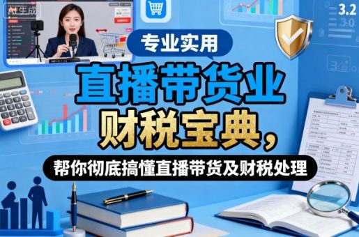 直播带货业财税宝典，帮你彻底搞懂直播带货及财税处理-韬哥副业项目资源网