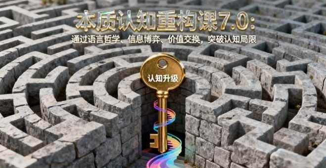 (16218期)本质认知重构课7.0:通过语言哲学、信息博弈、价值交换,突破认知局限-韬哥副业项目资源网