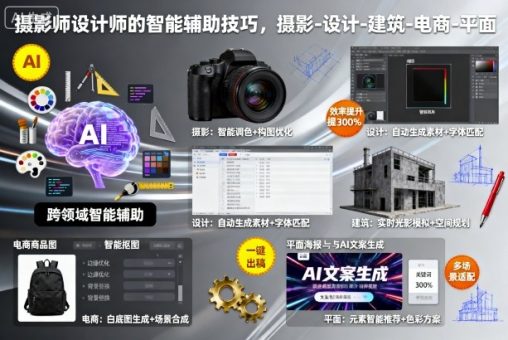 摄影师设计师的智能辅助技巧,摄影-设计-建筑-电商-平面-韬哥副业项目资源网