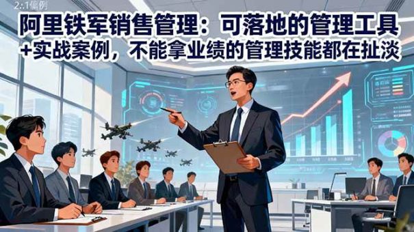 (16436期)阿里铁军销售管理:可落地的管理工具+实战案例,不能拿业绩的管理都在扯淡-韬哥副业项目资源网