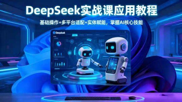 (16391期)DeepSeek实战课应用教程、基础操作+多平台适配+实体赋能,掌握AI核心技能-韬哥副业项目资源网