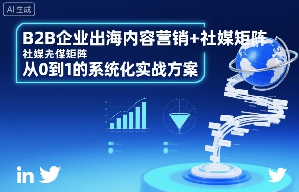 B2B企业出海内容营销+社媒矩阵,从0到1的系统化实战方案-韬哥副业项目资源网