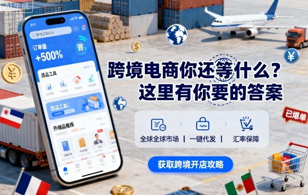 跨境电商你还等什么？这里有你要的答案【音频课】-韬哥副业项目资源网
