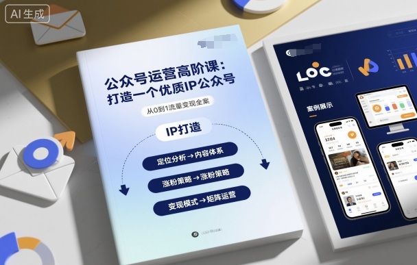 公众号运营高阶课，打造一个优质IP公众号-韬哥副业项目资源网