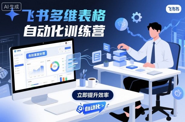 飞书多维表格自动化训练营，手把手教你告别重复处理，用多维表格开启高效办公新模式-韬哥副业项目资源网