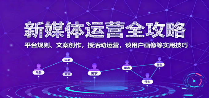 新媒体运营全攻略:平台规则、文案创作,授活动运营,谈用户画像等实用技巧-韬哥副业项目资源网