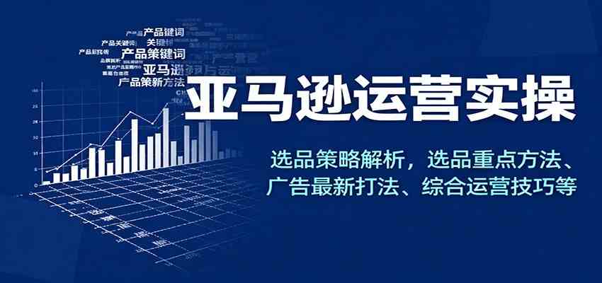 亚马逊运营实操，选品策略解析，选品重点方法、广告最新打法、综合运营技巧等-韬哥副业项目资源网