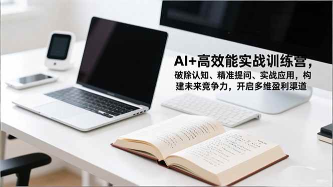 (16635期)AI+高效能实战训练营,破除认知、精准提问、实战应用,构建未来竞争力,开启多维盈利渠道-韬哥副业项目资源网