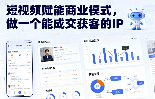 短视频赋能商业模式，做一个能成交获客的IP（更新）-韬哥副业项目资源网