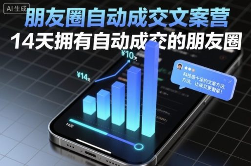 朋友圈自动成交文案营，14天拥有自动成交的朋友圈-韬哥副业项目资源网