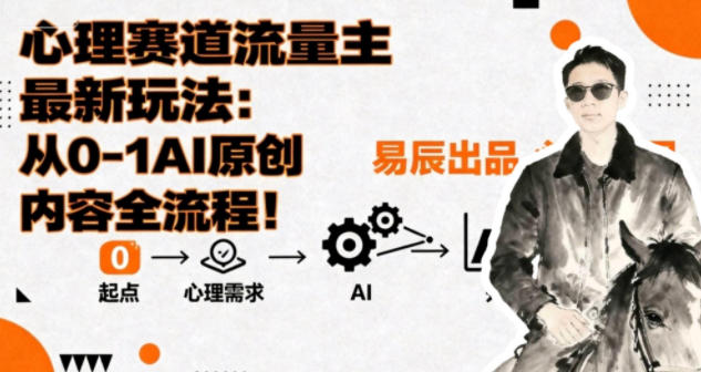 副业拆解:心理赛道流量主最新玩法,从0-1AI原创内容全流程