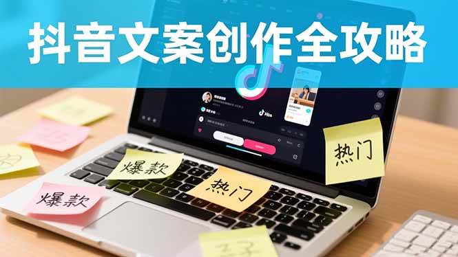 （16482期）抖音文案创作全攻略：爆款标题九大绝招,100个模版直接套用,月入过万不是梦-韬哥副业项目资源网