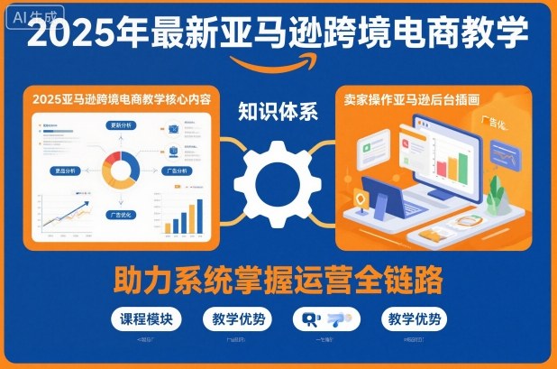 2025年最新亚马逊跨境电商教学，助力卖家系统掌握亚马逊运营全链路知识-韬哥副业项目资源网