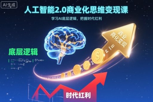 人工智能2.0商业化思维变现课,学习AI底层逻辑,把握时代红利-韬哥副业项目资源网