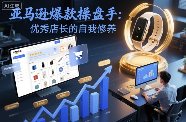 亚马逊爆款操盘手：优秀店长的自我修养-韬哥副业项目资源网