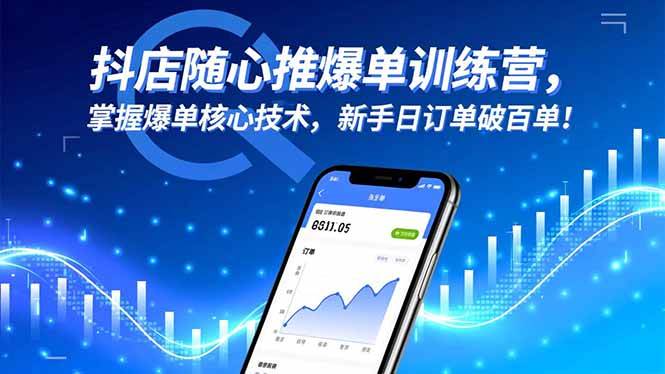 （16526期）抖店随心推爆单训练营，掌握爆单核心技术，新手日订单破百单！-韬哥副业项目资源网