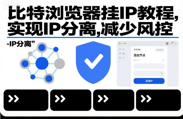 比特浏览器挂IP教程，实现IP分离，减少风控-韬哥副业项目资源网