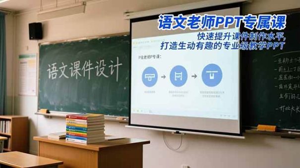 (16596期)语文老师PPT专属课:快速提升课件制作水平,打造生动有趣的专业级教学PPT-韬哥副业项目资源网