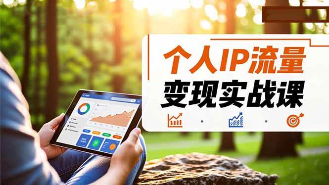 (16525期)个人IP流量变现实战课,涵盖多平台引流、打造个人IP并实现稳定流量变现-韬哥副业项目资源网