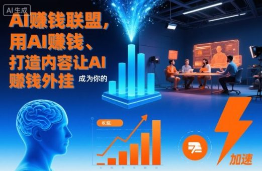 AI賺钱联盟,用AI賺钱、打造内容让AI成为你的賺钱外挂-韬哥副业项目资源网