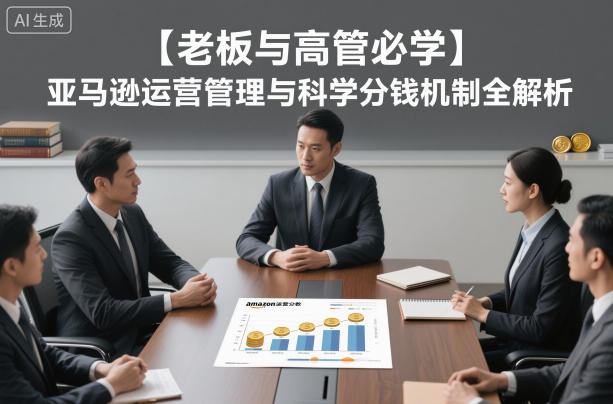 【老板与高管必学】亚马逊运营管理与科学分钱机制全解析-韬哥副业项目资源网