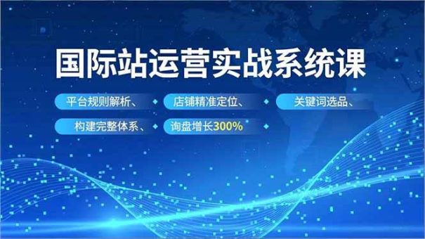 (16751期)国际站运营实战系统课,平台规则解析、店铺精准定位、关键词选品,构建完整体系询盘增长300%-韬哥副业项目资源网