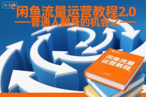 闲鱼流量运营教程2.0——普通人翻身的机会之一-韬哥副业项目资源网