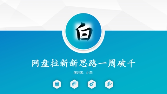 网盘拉新新思路一周破千,长久管道收益