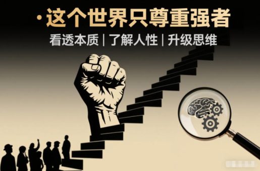 开悟1.0：这个世界只尊重强者，看透本质-了解人性-升级思维-韬哥副业项目资源网