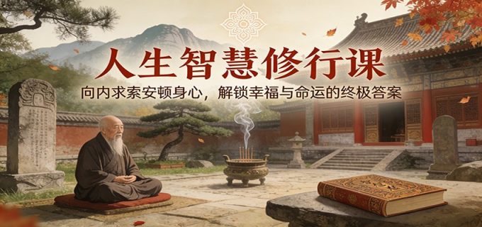 人生智慧修行课:向内求索安顿身心,解锁幸福与命运的终极答案-韬哥副业项目资源网