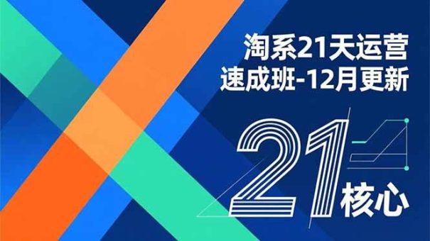 (16903期)淘系21天运营速成班-12月更新,能够快速复制落地,系统掌握淘系盈利运营的核心技能-韬哥副业项目资源网