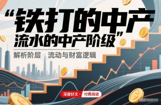 付费文章:铁打的中产,流水的中产阶级-韬哥副业项目资源网