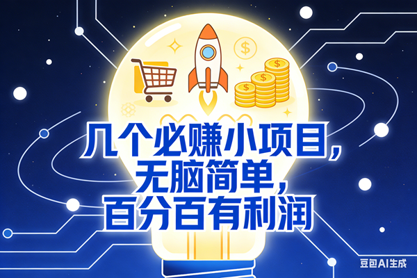 （16928期）5个必赚小项目，无脑简单，百分百有利润，副业首选，日入200+-韬哥副业项目资源网