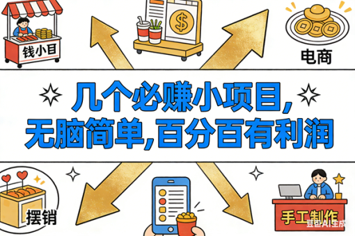 (16956期)9个必赚小项目,无脑简单,百分百有利润,副业首选,日入200+-韬哥副业项目资源网