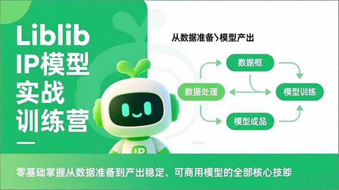 （16955期）Liblib IP模型实战训练营，零基础掌握从数据准备到产出稳定、可商用模型的全部核心技能-韬哥副业项目资源网