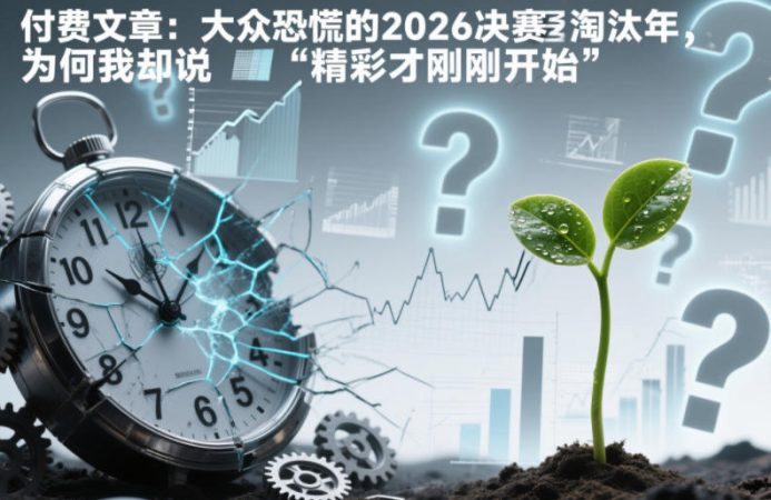 付费文章：大众恐慌的2026决赛淘汰年，为何我却说“精彩才刚刚开始”？-韬哥副业项目资源网