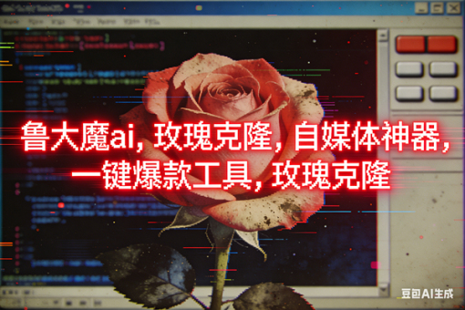 (16971期)ai鲁大魔,自媒体必备的软件,玫瑰克隆神器,一键爆款,详细教程-韬哥副业项目资源网