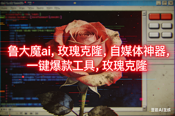 (16971期)ai鲁大魔,自媒体必备的软件,玫瑰克隆神器,一键爆款,详细教程-韬哥副业项目资源网
