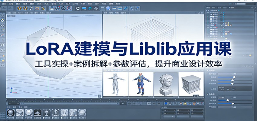 LoRA建模与Liblib应用课：工具实操+案例拆解+参数评估，提升商业设计效率-韬哥副业项目资源网