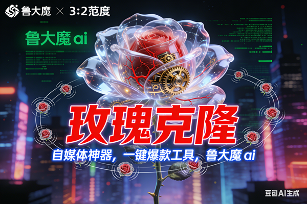 (16983期)玫瑰克隆神器,ai鲁大魔,自媒体必备的软件,一键爆款,详细教程-韬哥副业项目资源网