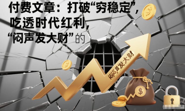 付费文章：打破“穷稳定”，吃透时代红利，“闷声发大财”的终极真谛-韬哥副业项目资源网