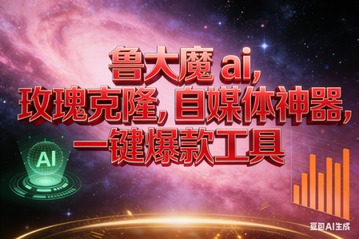 (17025期)玫瑰克隆神器,ai鲁大魔,自媒体必备神器,一键爆款,详细教程-韬哥副业项目资源网