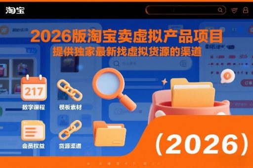 2026版淘宝卖虚拟产品项目,提供独家最新找虚拟货源的渠道-韬哥副业项目资源网
