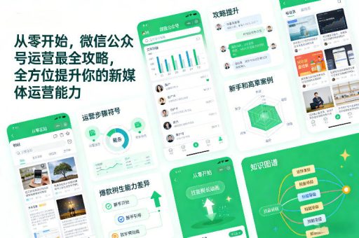 从零开始，微信公众号运营最全攻略，全方位提升你的新媒体运营能力-韬哥副业项目资源网