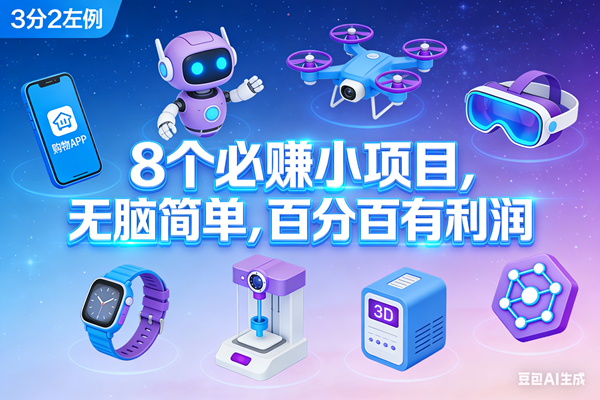 （17075期）8个必赚小项目，无脑简单，百分百有利润，副业首选，日入300+-韬哥副业项目资源网