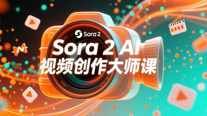 (17081期)如何利用Sora 2创建流行AI人工智能视频大师班教程:掌握创作全流程,产出百万播放内容-韬哥副业项目资源网