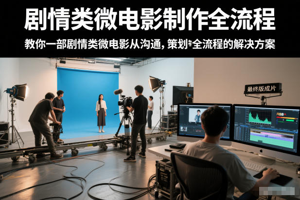 剧情类微电影制作全流程，教你一部剧情类微电影从沟通，策划到拍摄制作全流程的解决方案-韬哥副业项目资源网